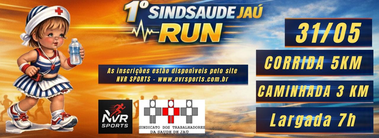 1º SINDSAÚDE JAÚ RUN